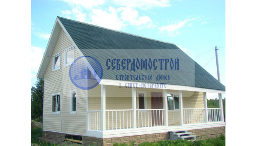 Каркасный дом 10 на 6, Кировск0