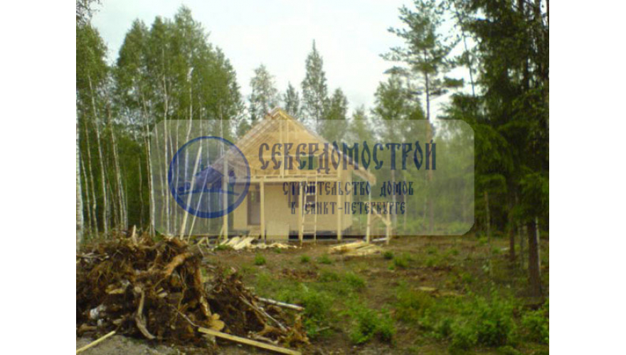 Каркасный дом 8 на 10, СПБ Гатчина2