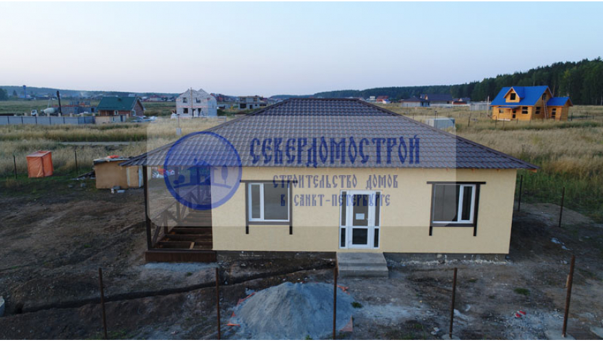 Дом из газобетона 10 на 10, Краснодарский край1