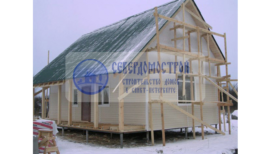 Каркасный дом 10 на 6, Кировск4