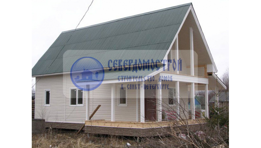 Каркасный дом 6 на 10, СПБ Кингисепп8