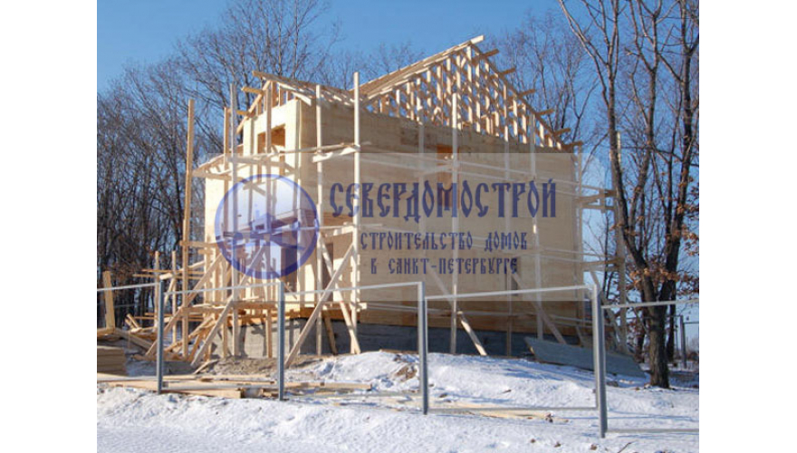 Каркасный дом 10 на 10, Вологодская область6