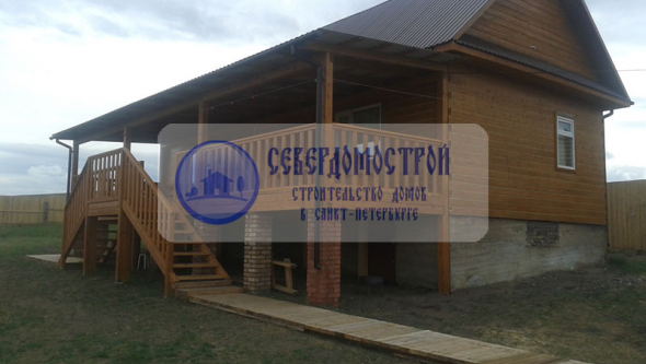 Дом из бруса 8 на 12,Крым