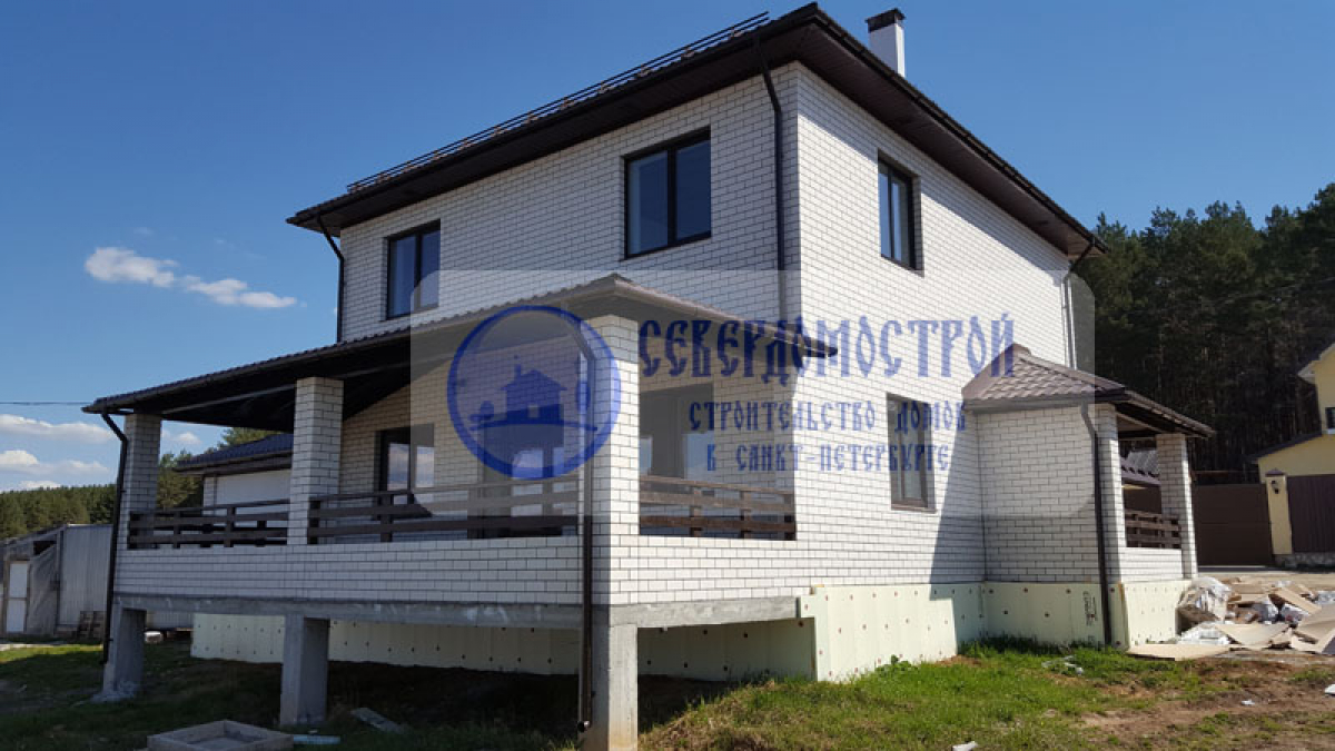 Коттедж из газобетона 16 на 12, Вологодская область. Стоимость строительства: 9 980 000 рублей4