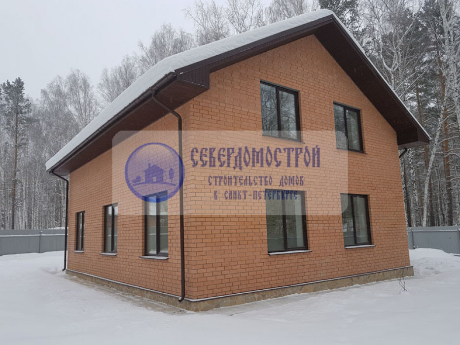 Дом из газобетона 12 на 14, СПБ Выборг. Стоимость строительства: 8 240 000 рублей4
