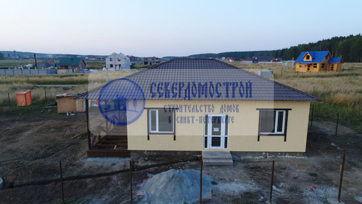 Дом из газобетона 10 на 10, Краснодарский край1