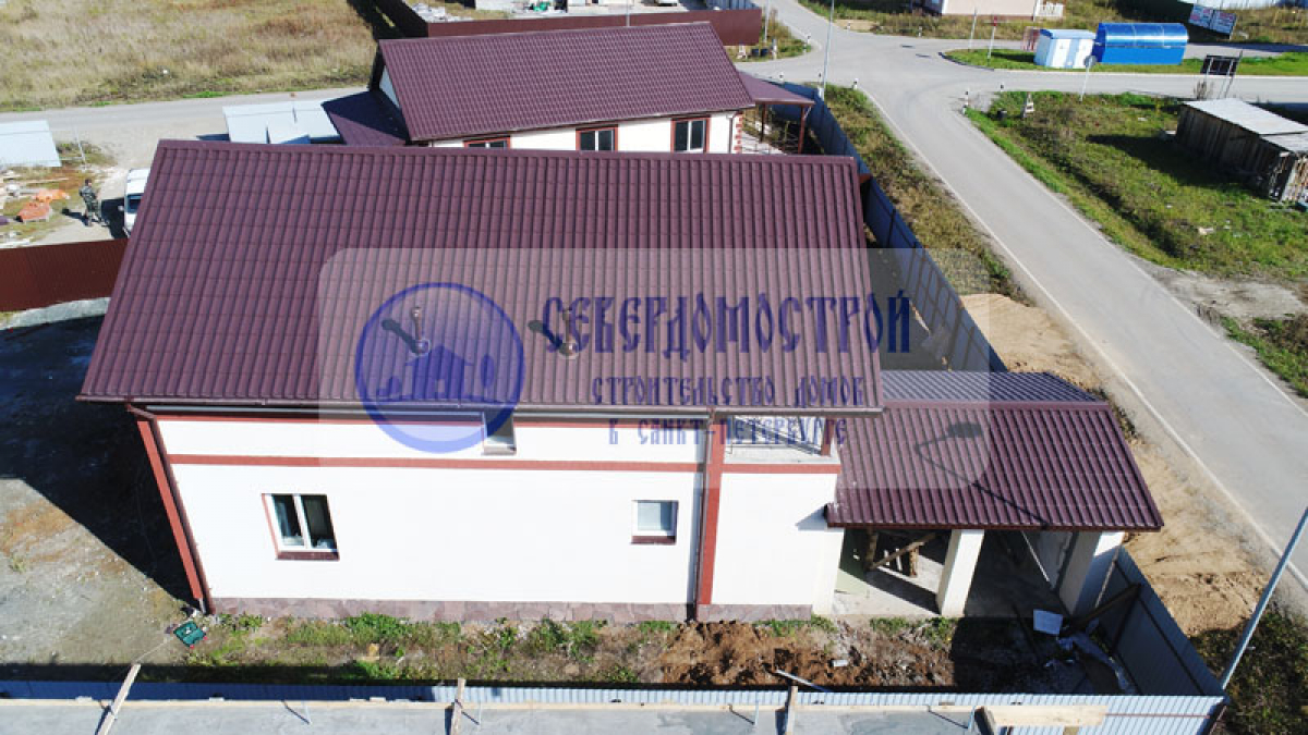 Дом из газобетона 9 на 12, Архангельская область. Стоимость строительства: 4 860 000 рублей6