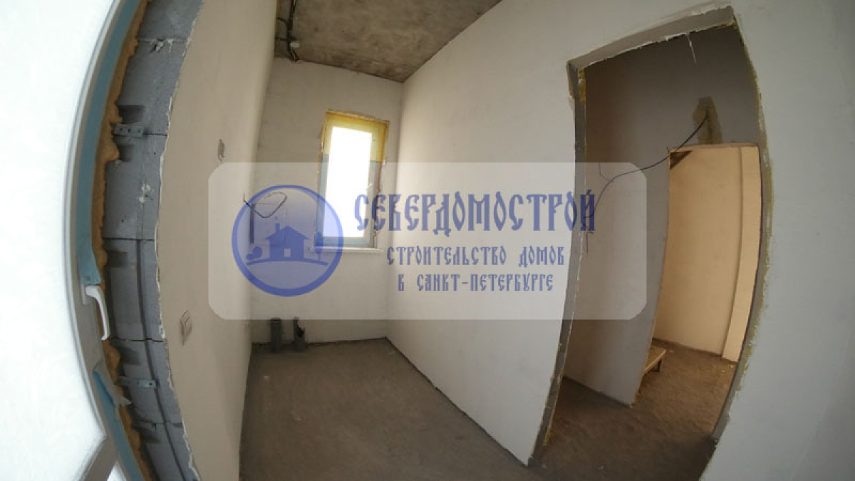 Коттедж из газобетона 8 на 11, Архангельская область. Стоимость строительства: 3 960 000 рублей8