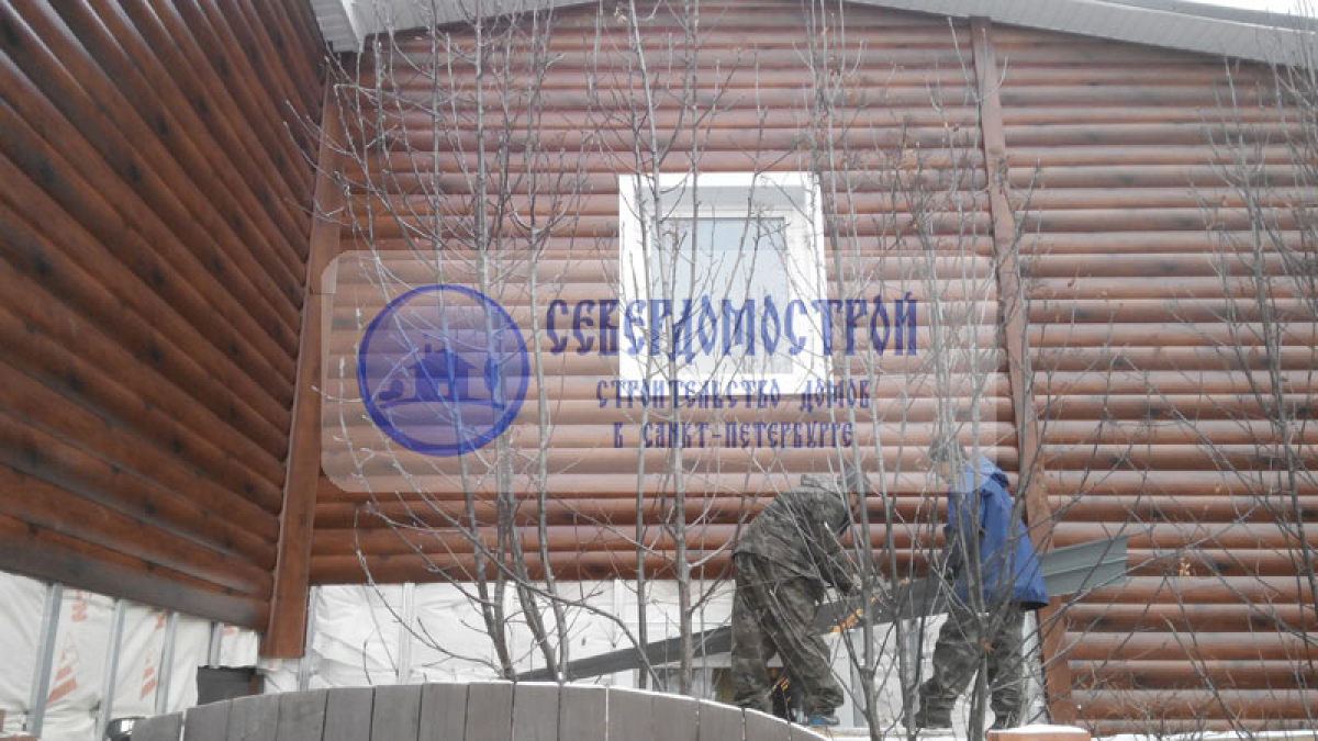 Пристройка дома из пенобетона 6 на 8, Великий Новгород29