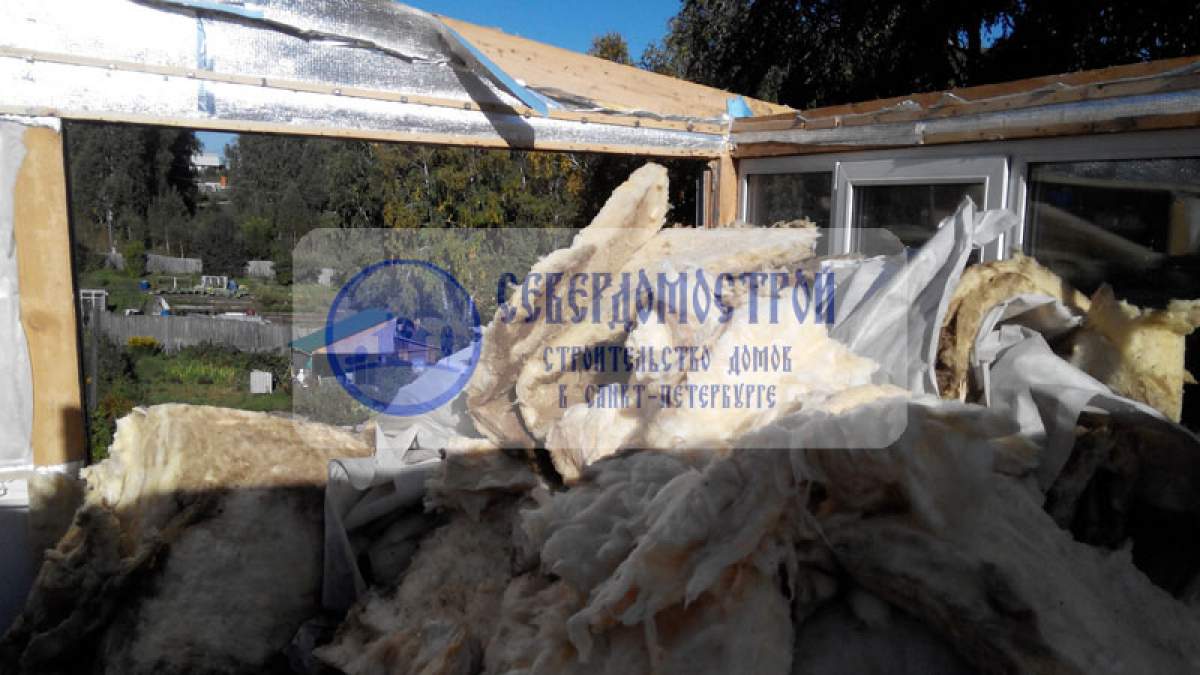 Пристройка дома из пенобетона 6 на 8, Великий Новгород11