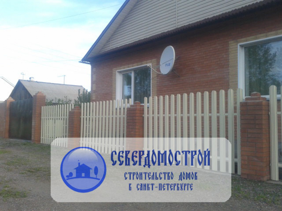 Забор из металлического штакетника6