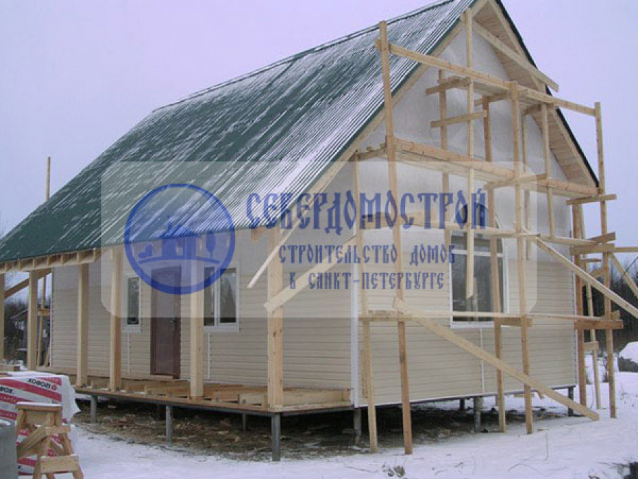 Каркасный дом 10 на 6, Кировск4