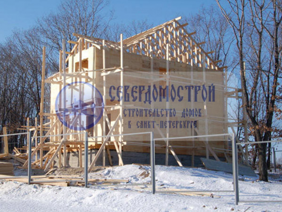 Каркасный дом 10 на 10, Вологодская область6