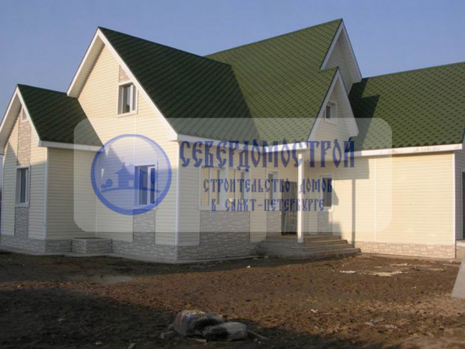 Каркасный дом 10 на 14, Архангельск2